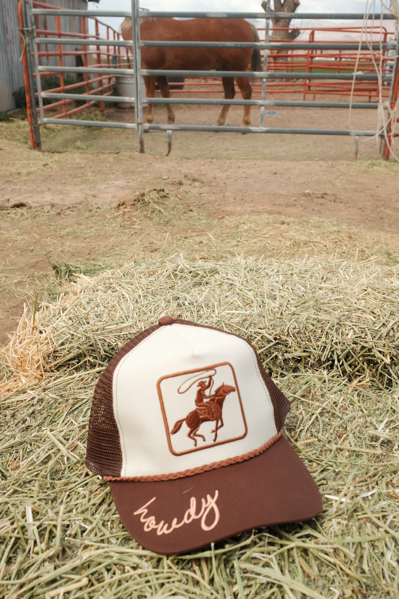 Bucking Horse Hat - Brown - Image 5