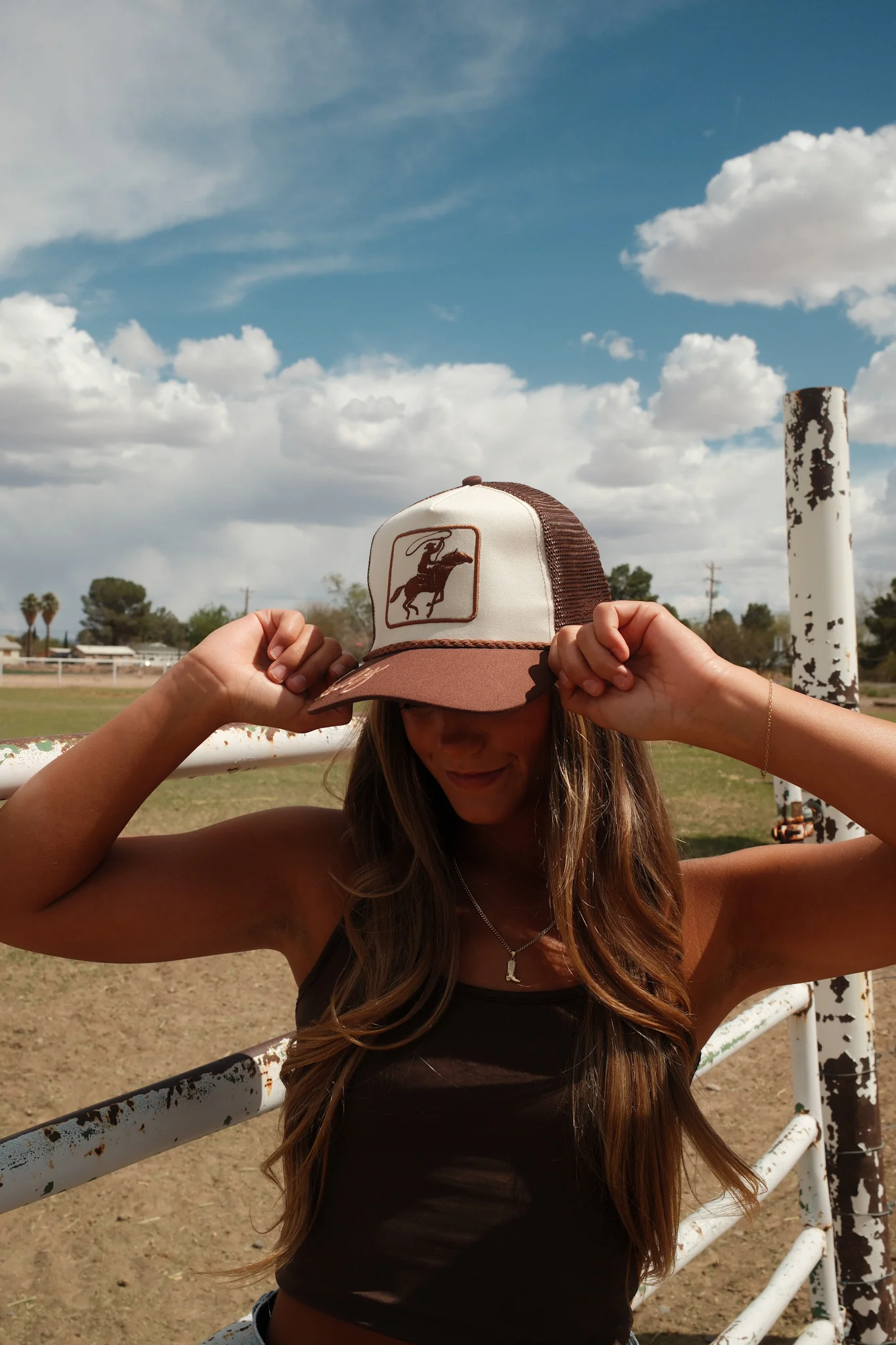Bucking Horse Hat - Brown - Image 7