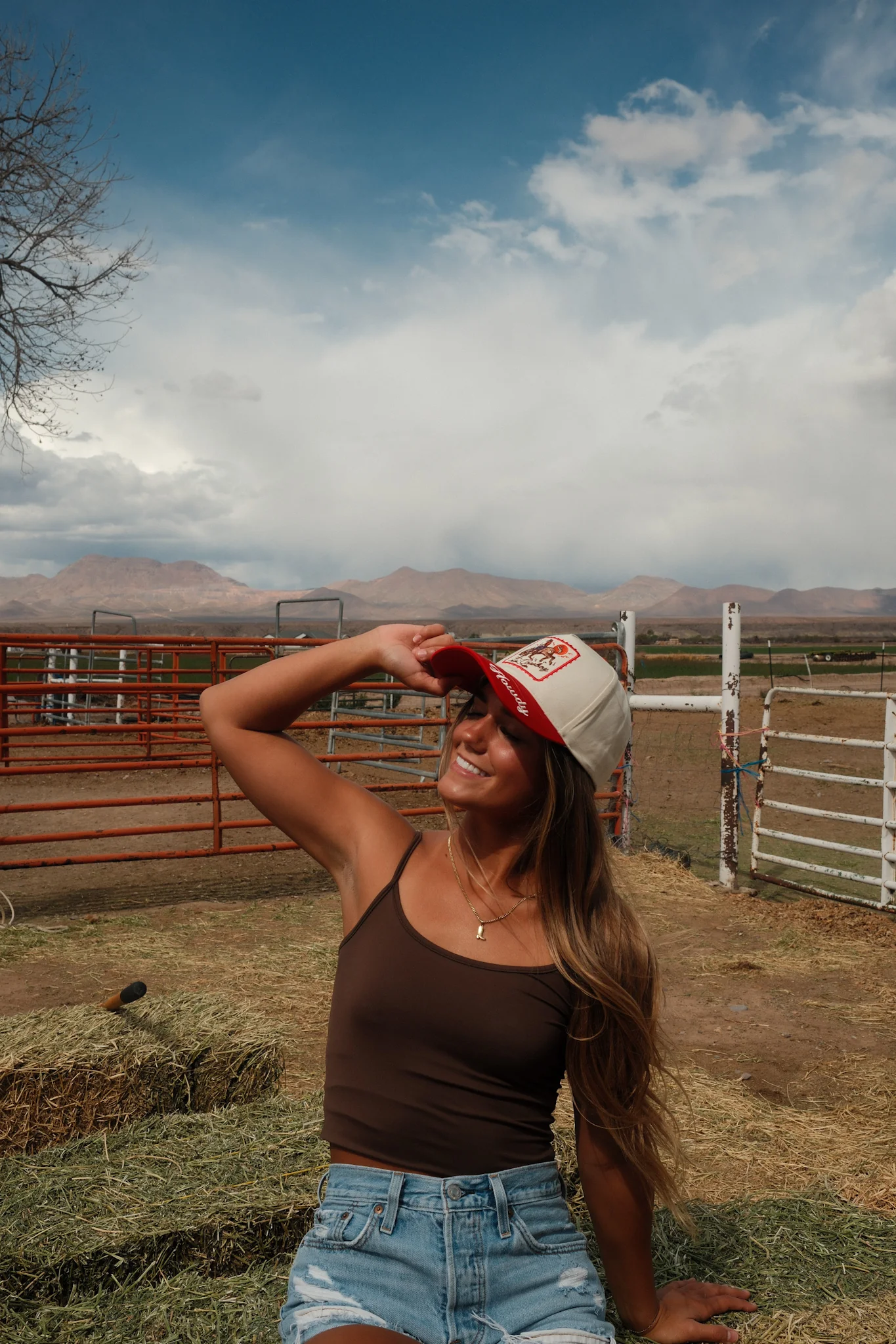 Bucking Horse Hat - Red - Image 9