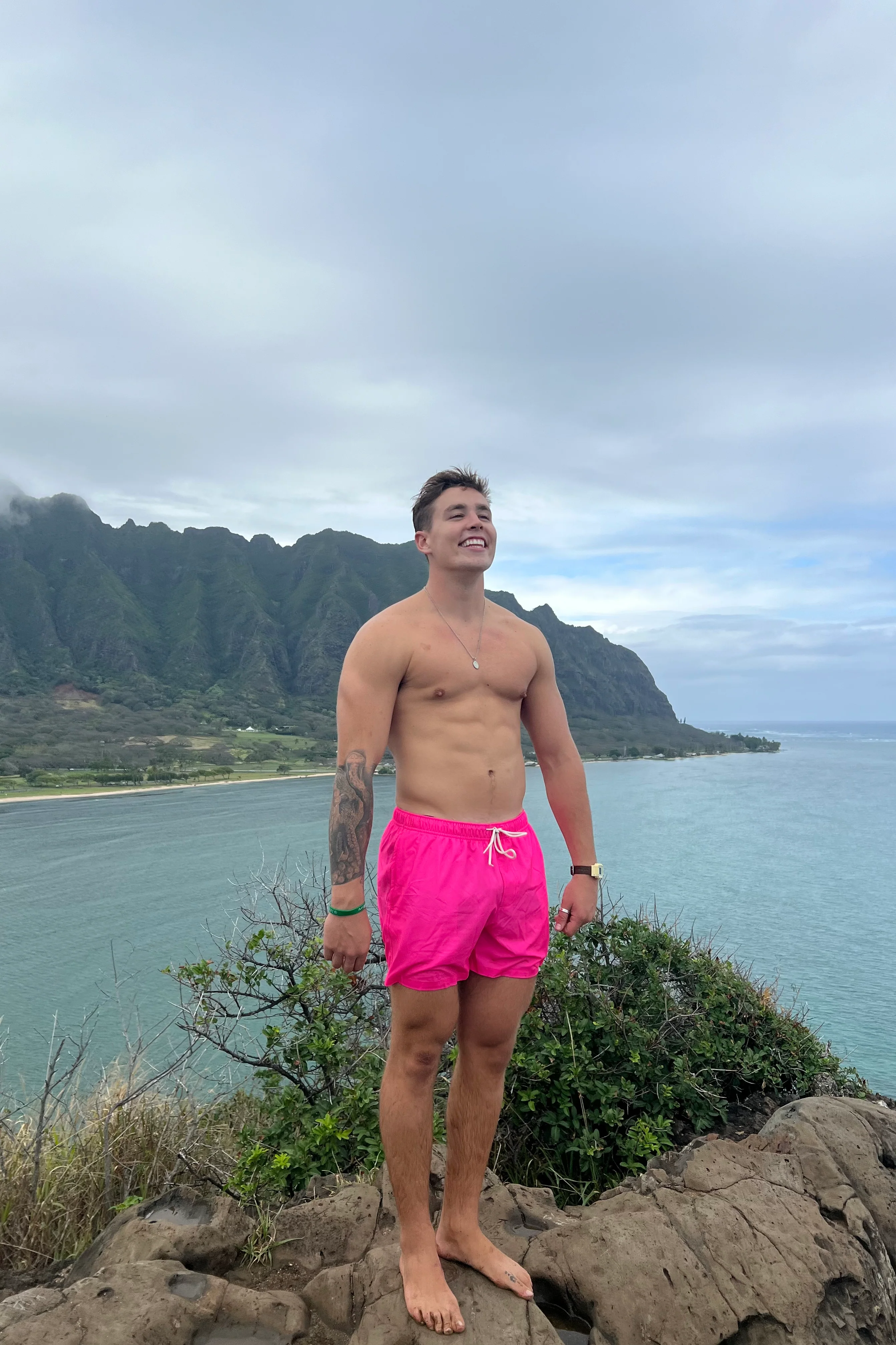 Hot Pink Board Shorts - Image 3